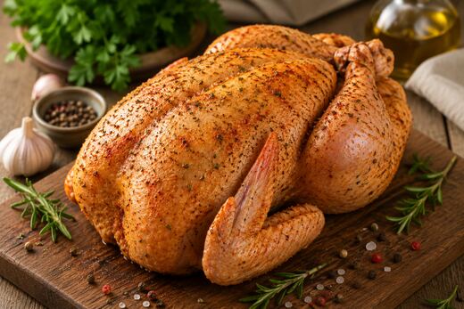 Frisches Hähnchen -gewürzt-